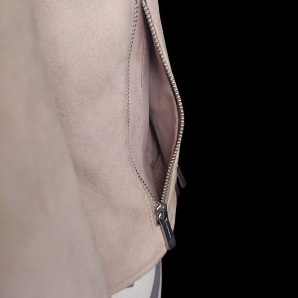 BCBG MAXAZRIA 'Joss' Blush Leather Jacket - Picture 11 of 14